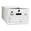 Business Source Business Source BSN26750 Storage Box- Legal- 15in.x24in.x10in.- 12-CT- White BSN26750